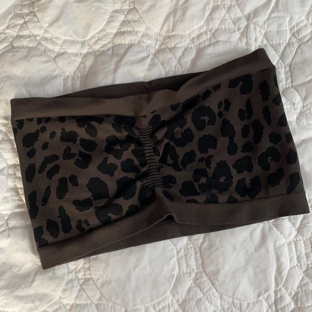 Obey Ruched Front Tube Bra